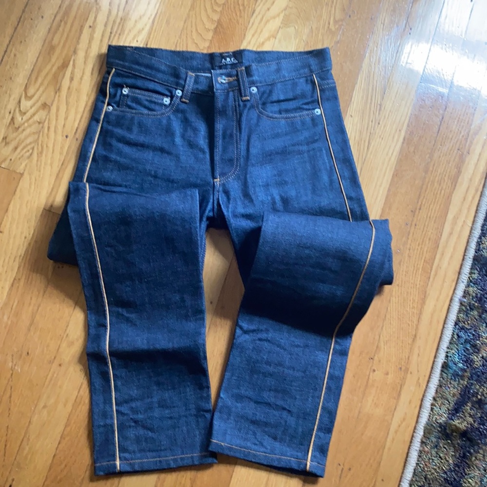 New APC raw denim jeans 26 x30